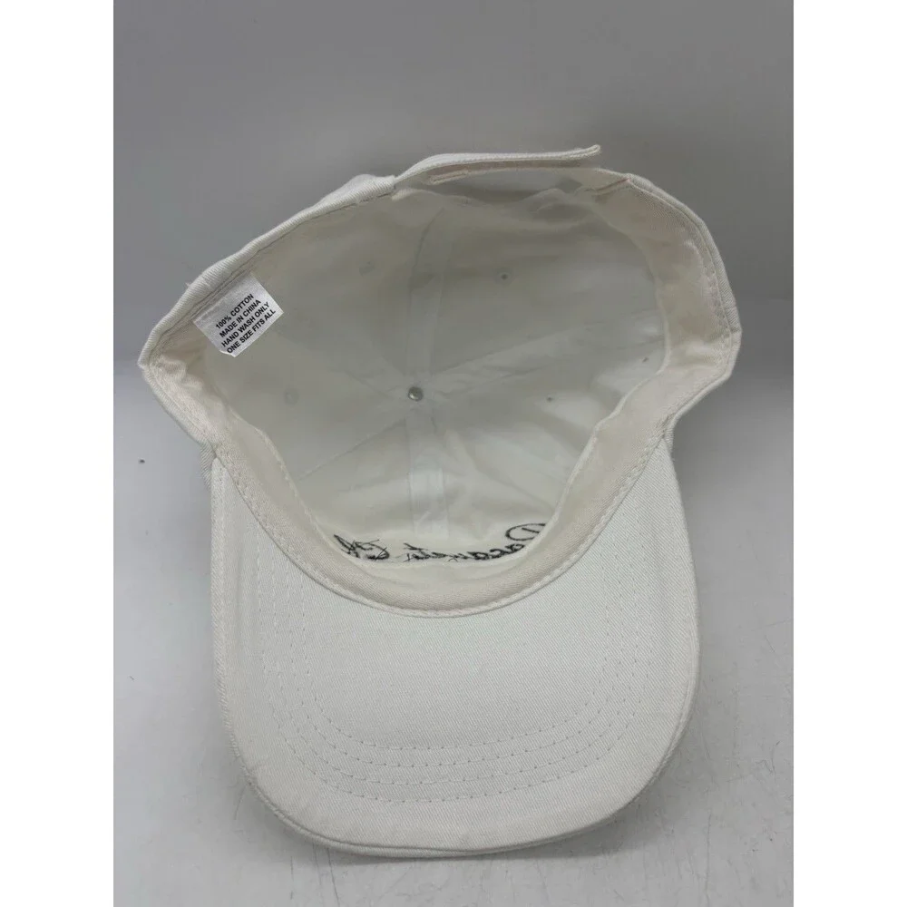 Racquet Club Spirits Hat Off White Cream Dad Cap Cotton Adjustable Palm Springs